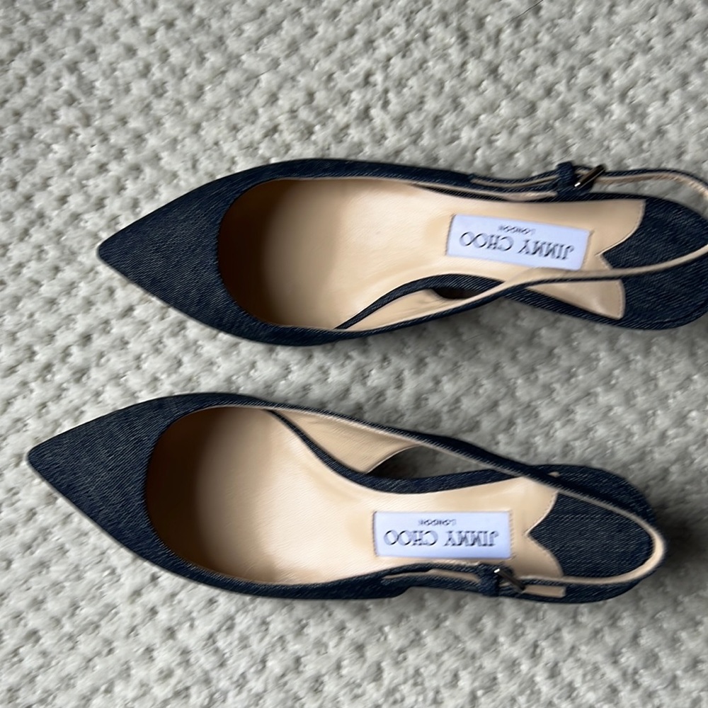 Jimmy Choo Denim heels $225